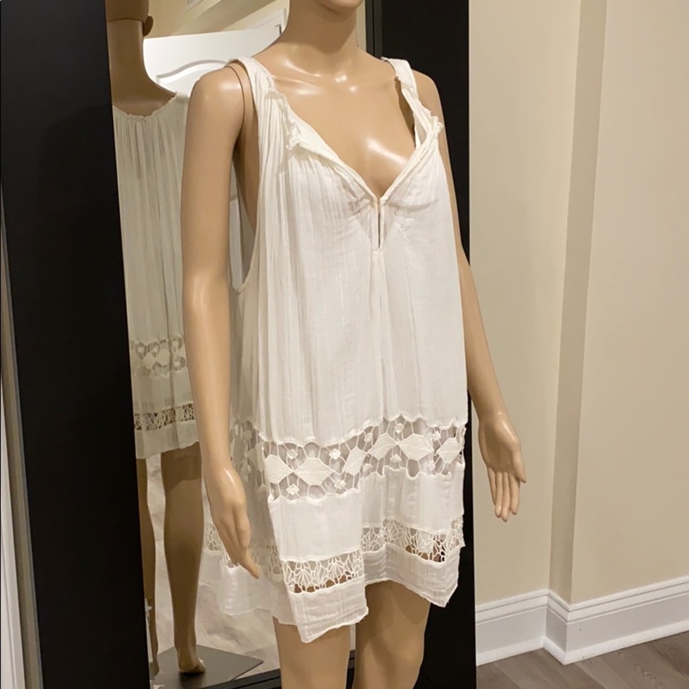 Free People Boho Style Mini Cover Up, Size S.